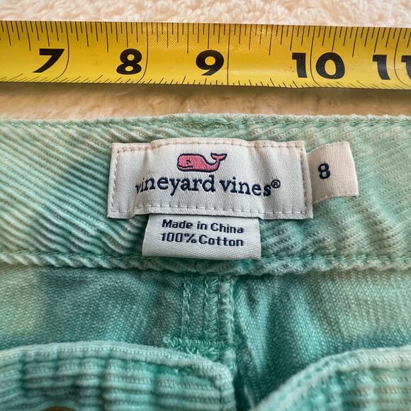 Vineyard Vines Women's 100% Cotton Mint Green Corduroy Pants Size 8 Preppy - Picture 3 of 8